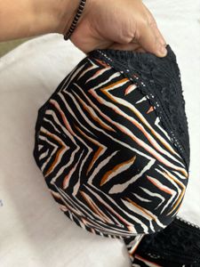Zebra Print Bra