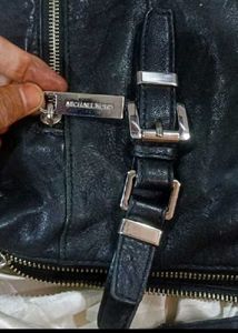 Michael Kors Black Leather Tote