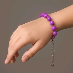 Purple Beaded Bracelet