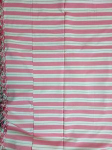 Striped Bhagalpuri Chadar Topsheet Bed Sheet