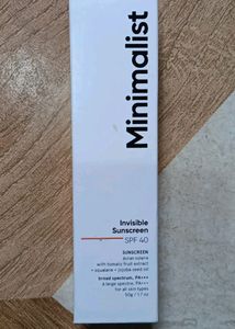 Minimalist Sunscreen