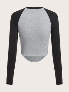 Anime/Manga Graphic Raglan Crop Top