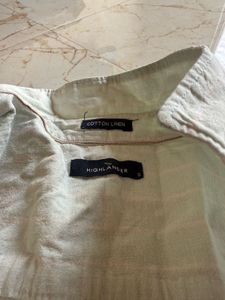 Highlander Cotton Linen Shirt Size S