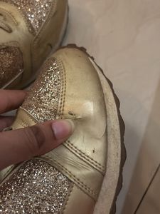Gold Tresmode Sneakers Partywear