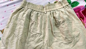 Khaki Elastic Cargo
