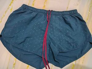 (983)Polka Dot Athletic Running Shorts