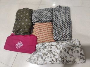 Cut Pieces Of Dress Material Suit Combo