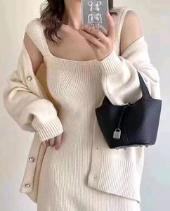 Reming Set Of Dress And Cardigan