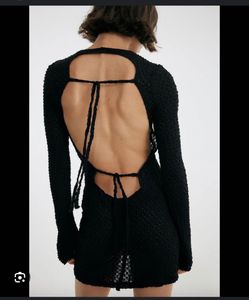 Sheer Black Long Sleeve Top