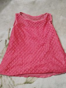 Cute Pink Lace Top