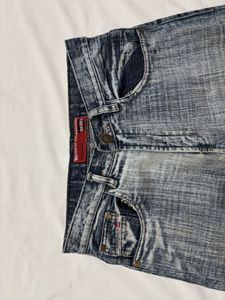 Size: 28-30 Wide Leg Denim Jeans