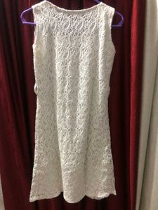 White Lace Dress.