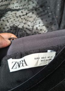 ZARA tulle tiered skirt