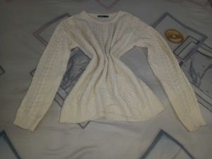 🌸BEAUTIFUL BAGGY OVERSIZED CREAM SWEATSHIRT🌸