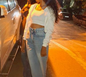 White Cropped Hoodie