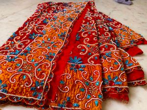 Heavy Work Red ♥️ Saree Wedding Wear 🔥