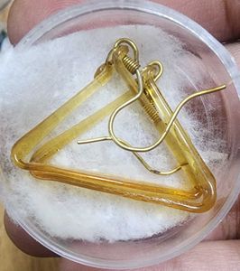 GLASS UNIQUE EARRINGS