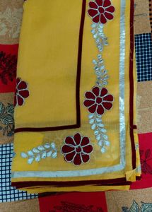 Elegant Yellow Saree