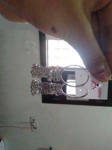 Boho Mirror Jhumka Earring Set