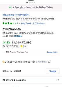 Philips Aquatouch Shaver