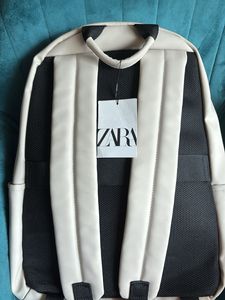 Zara Stylish Cream Backpack