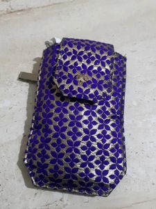 Floral Fabric Phone Pouch