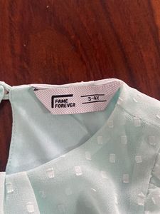 Cute Sheer Mint Blouse