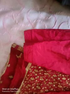 Red bridal suit Set of3