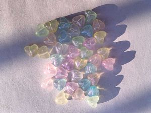 pastel hearts beads