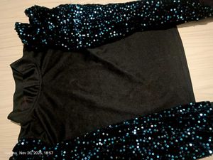 Black Sequin Top