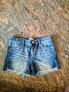 Low Waist Denim Shorts
