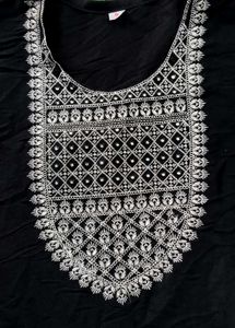 Black Embroidered Kurti