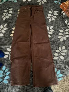 Brown Straight Leg Pants