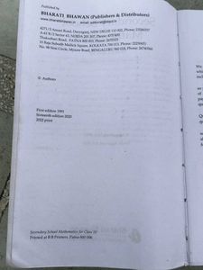 Mathematics Textbook Class 10