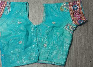 Teal Embellished Lehenga Set with dupatta