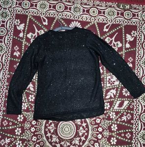Sparkly Black Sweater