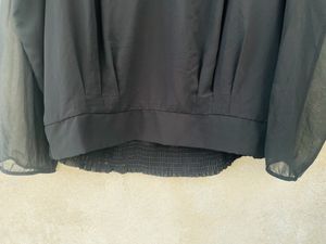 Black V Neck Top