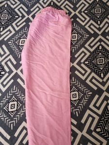 Pink Embroidered Palazzos
