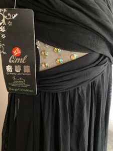 Elegant Black Evening Gown