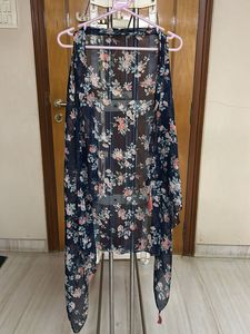 Floral Print Kimono