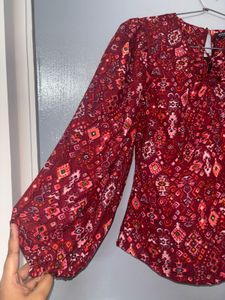 Patterned Blouse