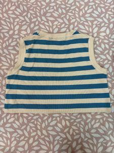 Striped Sleeveless Top