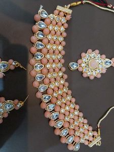 Elegant Pink Jewelry Set