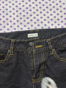 Black Denim Shorts