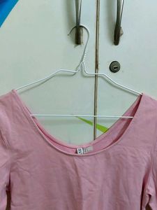 Pink Cropped Top - Size Medium