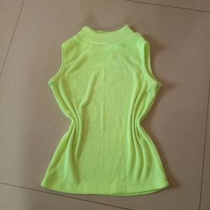 Neon halter Neck Top