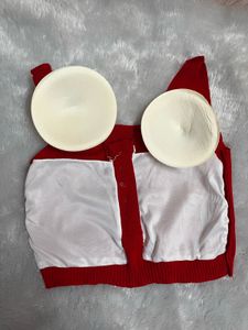 Red Top With Removable Padding