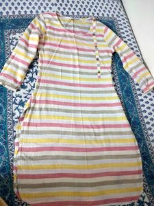Striped Casual Kurta
