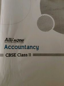 All In One Accountancy CBSE Class 11