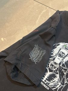 Anime Graphic Black T-Shirt